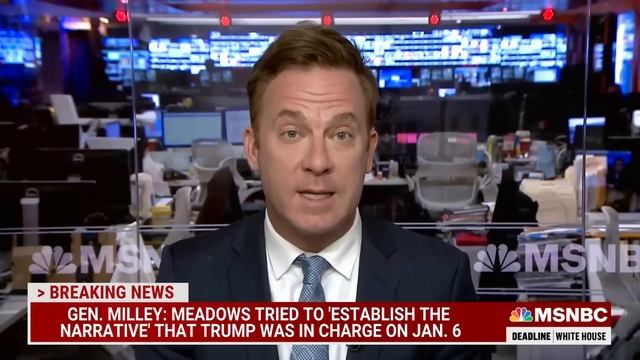 Gen. Milley Details How Meadows Tried To Rewrite Trump’s Role On 1/6 смотреть онлайн