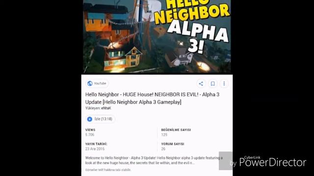 hello neighbor alpha 3 samsung müziği смотреть онлайн