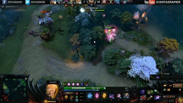 Miracle- Dota 2 [Invoker] Attack Damage Build For Invoker With Dragon Lance смотреть онлайн
