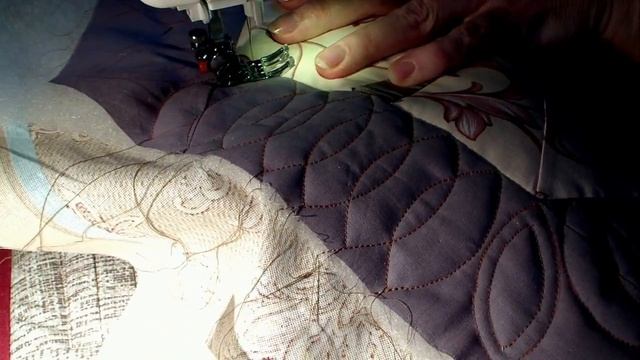 Салфетка из обрезков и лоскутов (готовая работа) DIY смотреть онлайн