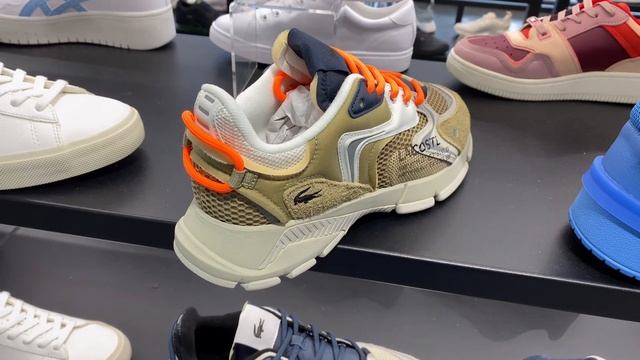 Lacoste Men’s L003 Neo Sneakers (Khaki/Navy) - SKU: 45SMA0001KN1 смотреть онлайн