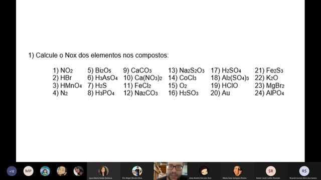 Introdução a eletroquímica - cálculo de Nox e reações de oxi-redução смотреть онлайн