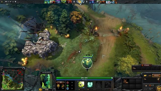 Dota 2 Necrophos ancient jungling guide смотреть онлайн