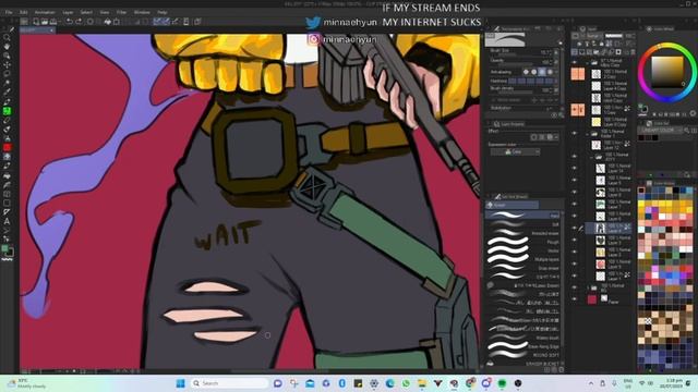 LIVE DRAWING | KILLJOY from Valorant (NO MIC) смотреть онлайн