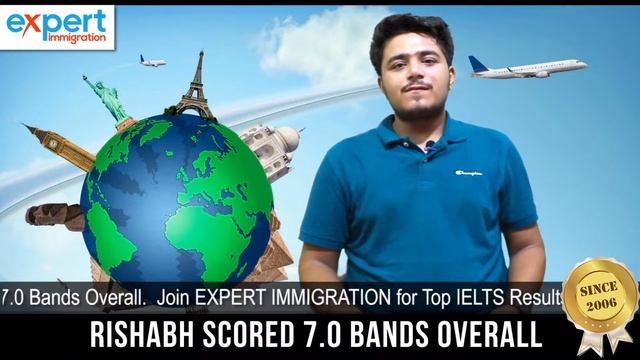 IELTS SUCCESS STORY :- RISHABH SCORED 7.0 BANDS OVERALL смотреть онлайн