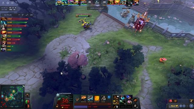 Earthshaker Dota 2 7.32 Gameplay Nigma.Miracle With Tank-Carry Build #dota2 #dota2gameplay