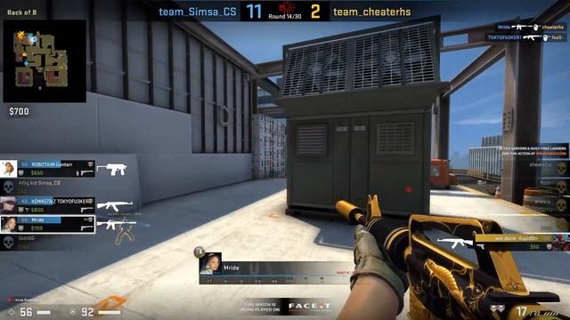 КАК ИГРАЕТ ТОП1 ПОЛЯК НА FACEIT 4500 ELO смотреть онлайн