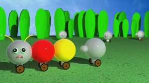 УЧИМ ЦВЕТА И ЦИФРЫ Цветная Гусеница | Учимся считать от 1 до 10 #учимцвета #учимсясчитать #3дмульт