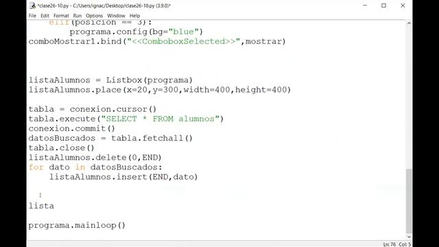 PYTHON FECHA 26/10 CON REPASO CLASE 19/10 смотреть онлайн