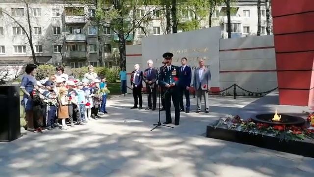 «Навстречу Великой Победе!»Мемориал «Вечный огонь» смотреть онлайн
