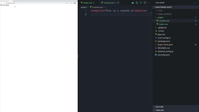 004-Mastering Nuxt - File based routing - HD смотреть онлайн