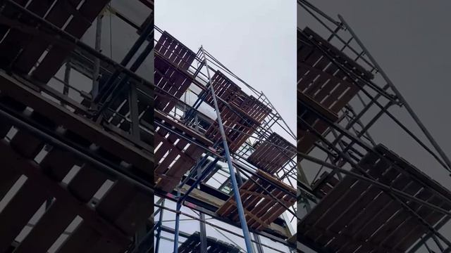 Строительные леса ЛРСП 40 на строительном объекте смотреть онлайн