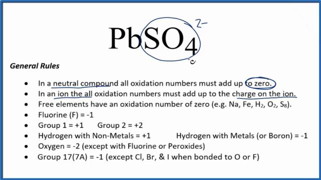 How to find the Oxidation Number for Pb in PbSO4 смотреть онлайн