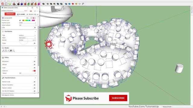 Interesting 3d Shapes Modeling in SketchUp смотреть онлайн