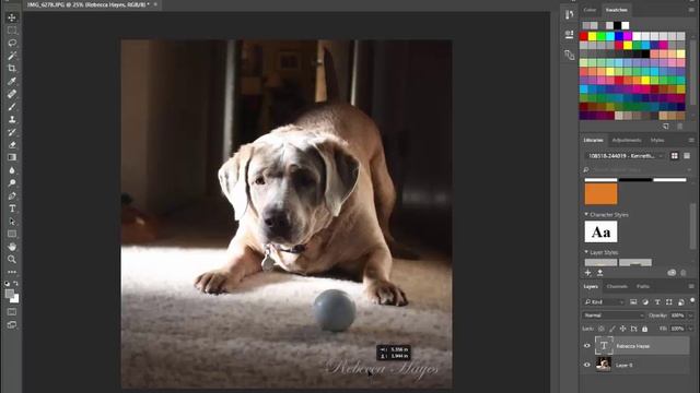 How to Add a Signature to your Photo - Adobe Photoshop CC смотреть онлайн