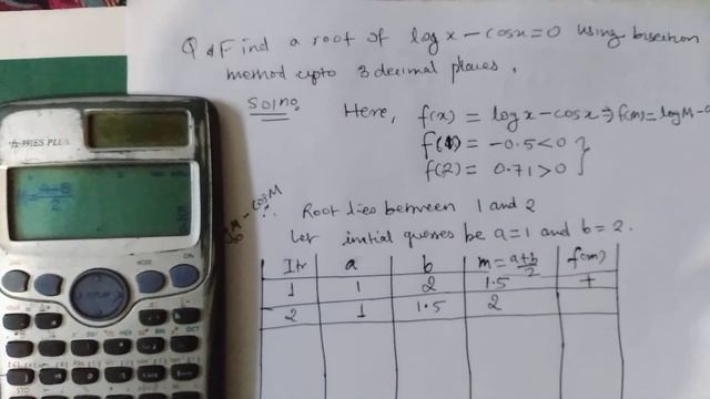 Bisection method part-3( root of log(x) - cos(x) =0) смотреть онлайн
