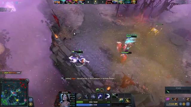 MIRANA 9k ARROW HIT !!!1 смотреть онлайн