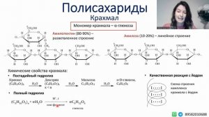 Полисахариды. Крахмал и целлюлоза