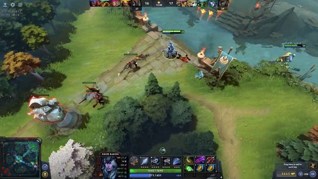 Dota 2-Drow Ranger in Turbo mode смотреть онлайн