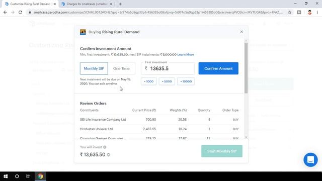Smallcase Vs Mutual Fund -  How To Do SIP In Smallcase? | Zerodha Smallcase Charges | Hindi