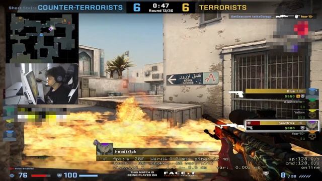 ТРИО ИЗ NAVI JUNIOR ПРОТИВ GUARDIAN НА FACEIT | AUNKERE ЖЕСТКО РАЗНОСИТ GUARDIAN НА FACEIT смотреть онлайн