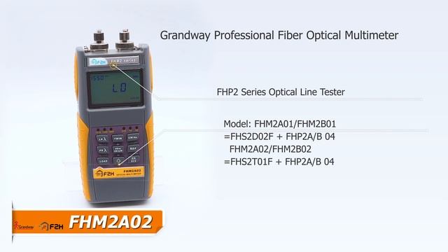 Grandway FHM2A02 - оптический тестер вносимых потерь смотреть онлайн