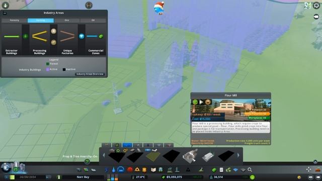 Cities Skylines: Norr Bay episode 13. Industries Farming Tutorial смотреть онлайн
