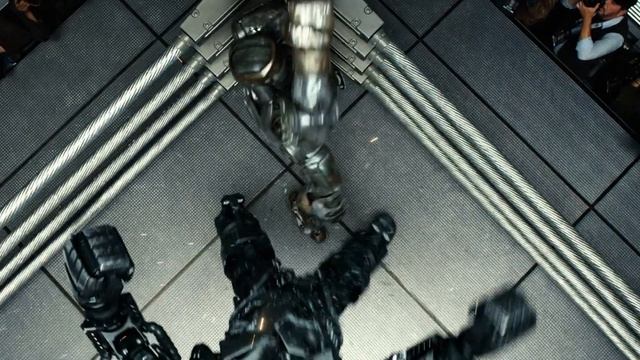 Поединок Атом отправляет чемпиона Зевса в нокдаун (Живая сталь 2011) 1080 HD смотреть онлайн