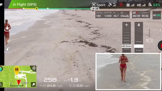 Dji Mavic 2 Zoom Tropical Storm on Sport mode! смотреть онлайн