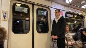 Вся Кировско-Выборгская (1) линия Петербургского метрополитена. Проспект Ветеранов - Девяткино