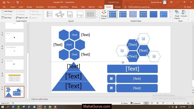 How to Edit Smart art in Powerpoint | Create Different Smart art in MS PowerPoint смотреть онлайн