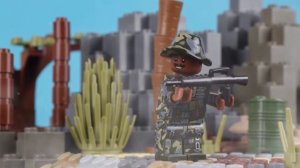 Lego Vietnam War - Battle Of Khe Sanh Part 2 Stop Motion