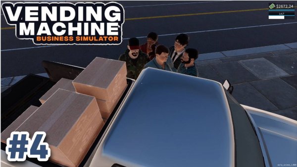 Подарок от разработчика и дикий ажиотаж на мои товары в игре Vending Mashine business Simulator#4