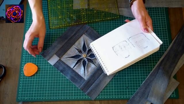 ОЧЕНЬ КРАСИВЫЙ БЛОК из СТАРЫХ ДЖИНСОВ (DIY ИДЕЯ) для новой сумки смотреть онлайн