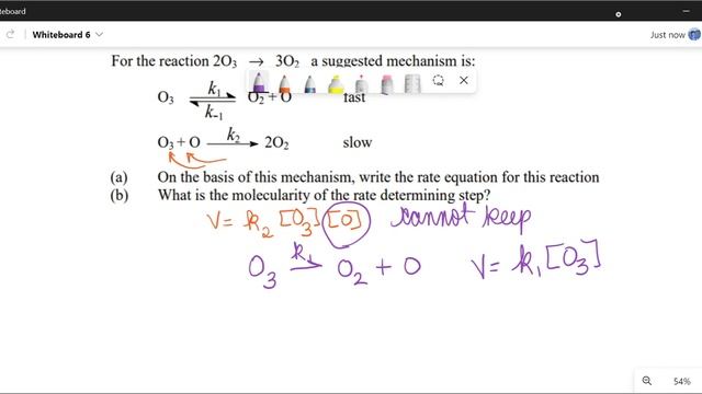Ozone kinetics with two step mechanism смотреть онлайн