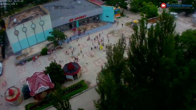 Центр Щёлкино, 26.06.2015 - time-lapse с камеры 3 смотреть онлайн