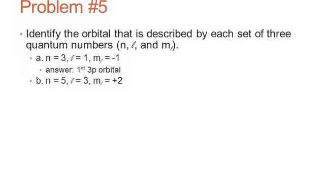 Chem: atom4 atomic orbitals and quantum numbers problems смотреть онлайн