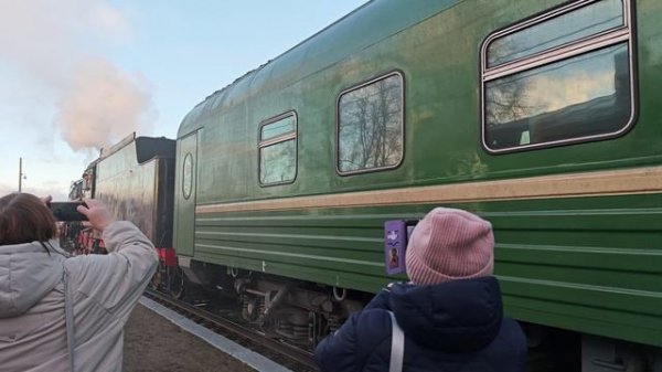 Куженкино - Прибытие Поезда (в Slow Motion)