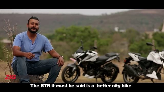 Bajaj Pulsar NS 200 vs Apache RTR 200 4V | Zigwheels.com смотреть онлайн