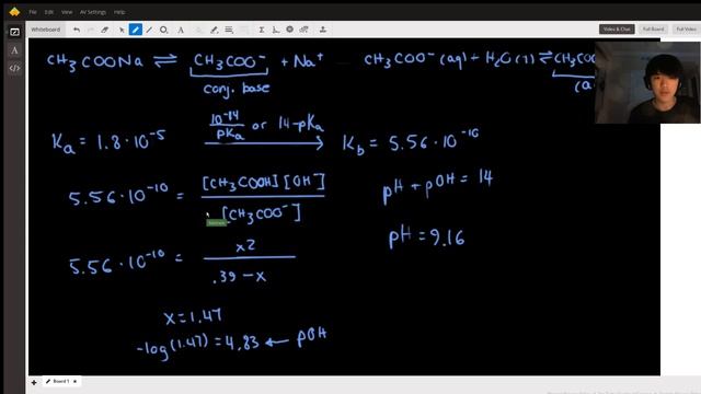 pH of a basic salt solution смотреть онлайн