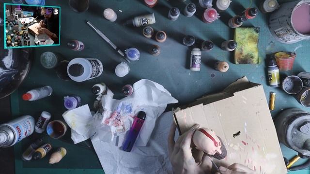 God of War: Ragnarok - Kratos statue (paiting timelapse) смотреть онлайн