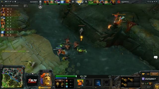 Dota 2 - StarLadder LAN Finals S6, day1: Quantic vs Alliance, game 1 смотреть онлайн