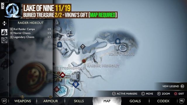 All Lake Of Nine Collectibles God Of War Ragnarok (100% Exploration)