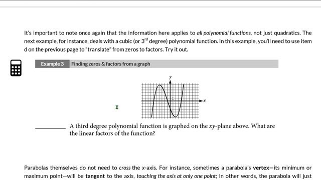 SAT Math 12: Quadratics Part 2 (Intro to zeros & using a graph to find zeros) смотреть онлайн