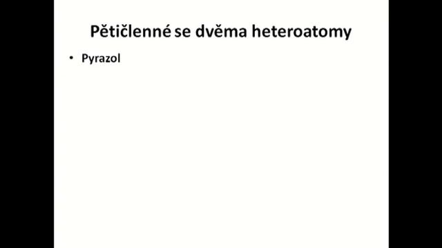 Heterocyklické sloučeniny смотреть онлайн