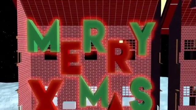 Merry Christmas - 3d Max-