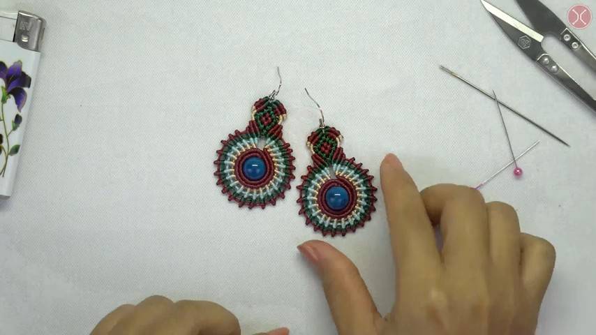 Macrame tutorial： Macrame Earrings _ Colorful Circle Jewelry ｜ Alternative Fashion Gift For Girls смотреть онлайн