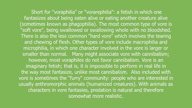 vore meaning and pronunciation смотреть онлайн