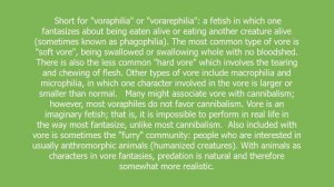 vore meaning and pronunciation