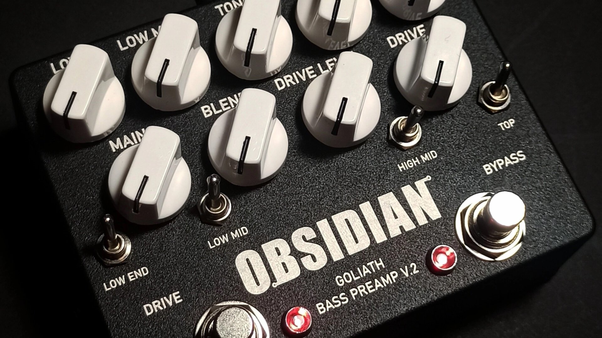 Obsidian Goliath Bass Preamp v2 / Пример звука смотреть онлайн